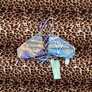 brand new - tropical San Lorenzo bikini top